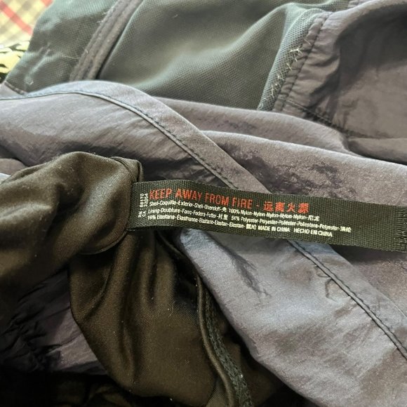 FREE PEOPLE THE WAY HOME SHORTS BLUE MEDIUM HIGH WAISTED NYLON SMOCKED WAISTBAND - Picture 7 of 8